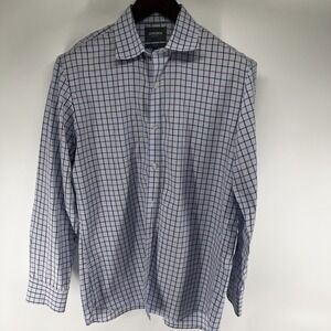 Bonobos Mens Shirt Large wrinkle-free slim fit 16.5 and 35